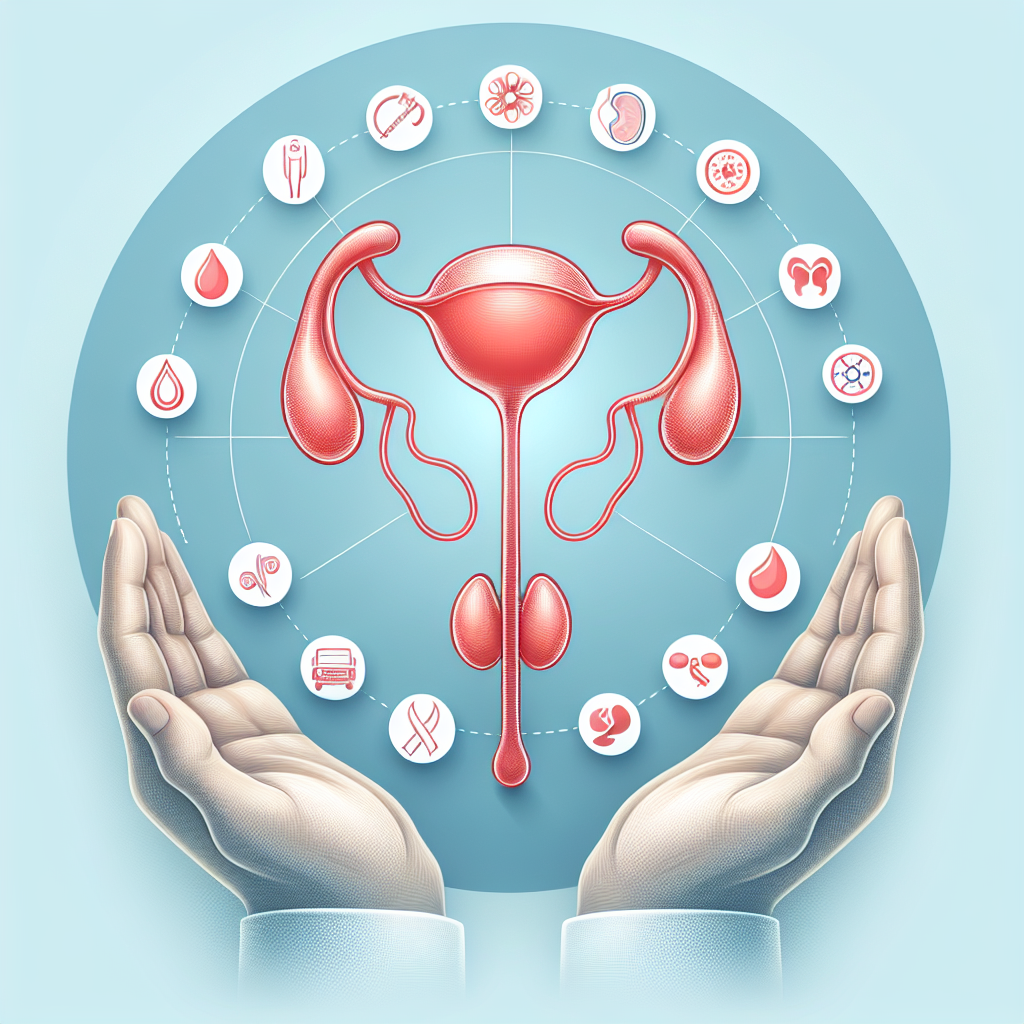 Prostatit belirtileri ve tedavi yöntemlerini gösteren infografik